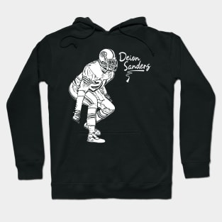 Deion Sanders | white vintage Hoodie